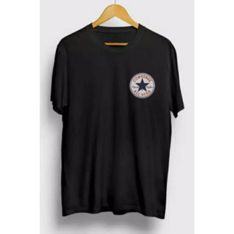 XOS - KAOS DISTRO T-SHIRT CONVERSE BAHAN KATUN 24S / KAOS UNISEX / KAOS POLOS TERBARU / KAOS LENGAN PENDEK 2021 / BAYAR DITEMPAT / KAOS CONVERSE UNISEX KEKINIAN