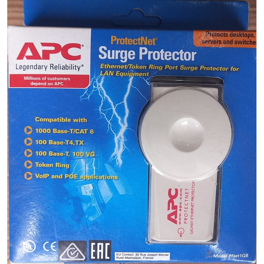 APC PNet1GB surge protector for 10/100/1000