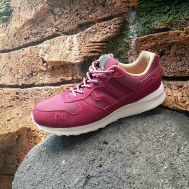 Sepatu Original PIERO JOGGER PREMIUM BURGUNDY Sneakers sneaker lifestyle ori asli