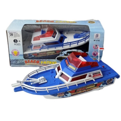 Mainan Kapal Boat Anak Mainan Speed Boat Mainan Perahu Patroli Anak