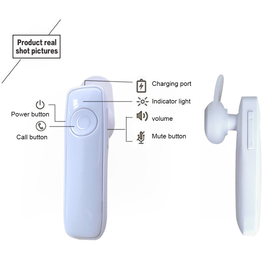 [WS] Headset Wireless Bluetooth Earphone Headset handfree universal dengan Ponsel