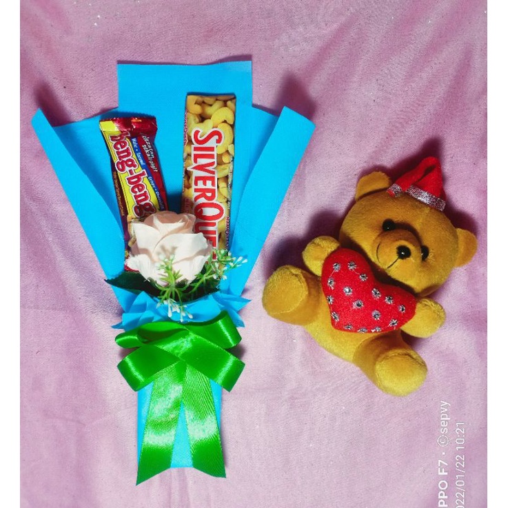 

buket coklat Silverqueen murah