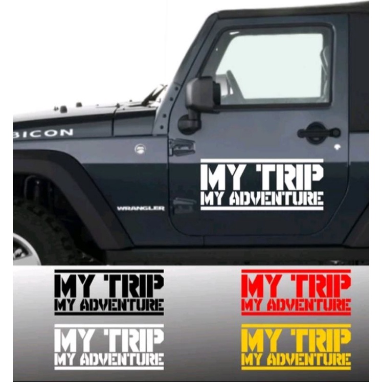 

Stiker cutting MY TRIP My Adventure petualangan