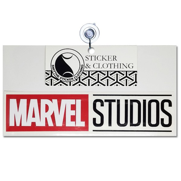 Stiker Marvel Studios Logo Cutting Sticker untuk aksesoris Motor Mobil 18 cm