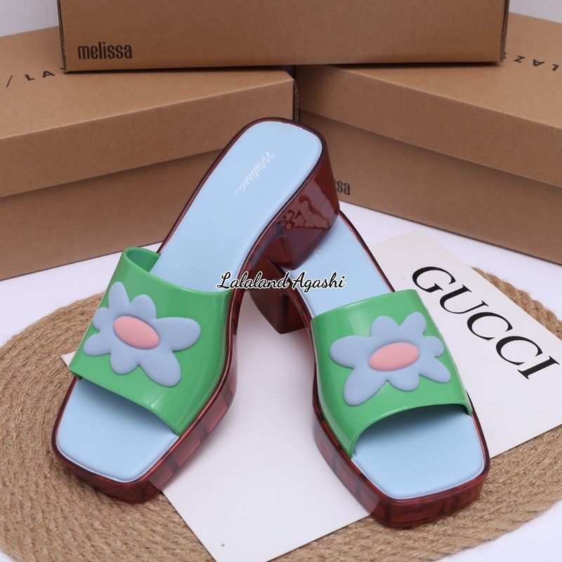 Sandal Melissa Lazy X Oaf daisy/sandal melissa bunga/sandal high heels