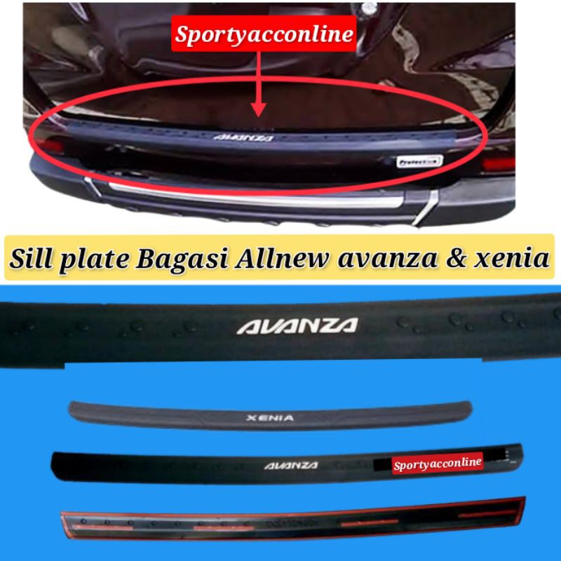 sill plate bagasi sill plate belakang allnew avanza xenia 2012-2020