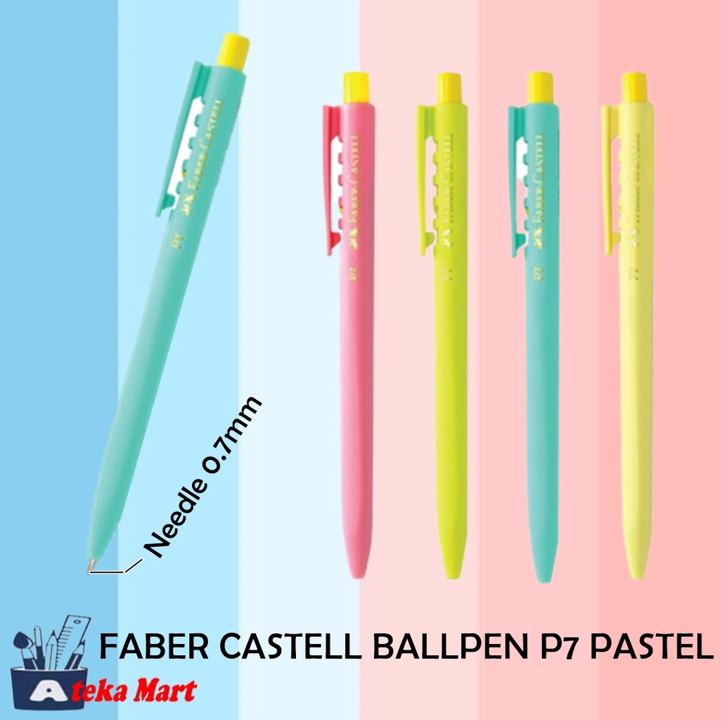 

[PCS] P7 FABER CASTELL PEN PASTEL PULPEN CETEK
