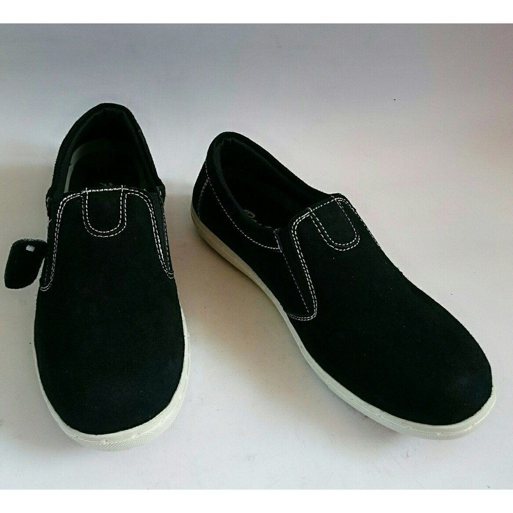 Sepatu Kulit Asli Kasual Pria Slip On Rasheda Dr 06 Sp