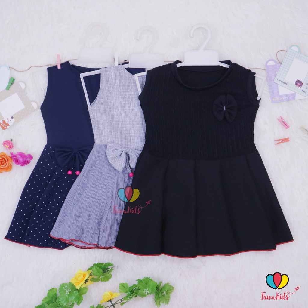 Dress Angel uk 2 th / Dress Balita Anak Perempuan Dres Yukensi Murah Pesta Kaos Tanktop Lucu Cewek