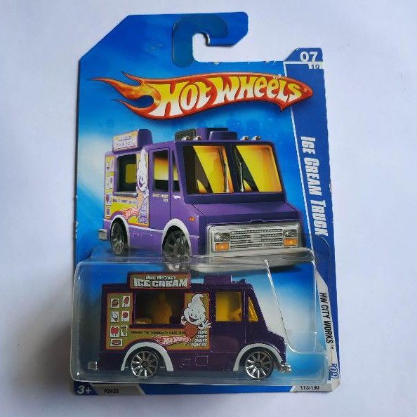 hotwheels hot wheels ice cream truck ungu