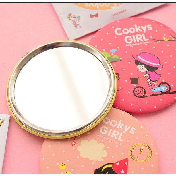 Cermin Rias Mini Korea - Kaca Makeup Mini - Souvenir PerNikahan