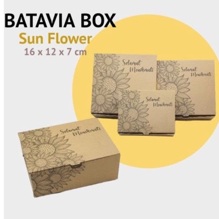 

Box snack serbaguna 16x12x7 Sunflower (minimal 10pcs)