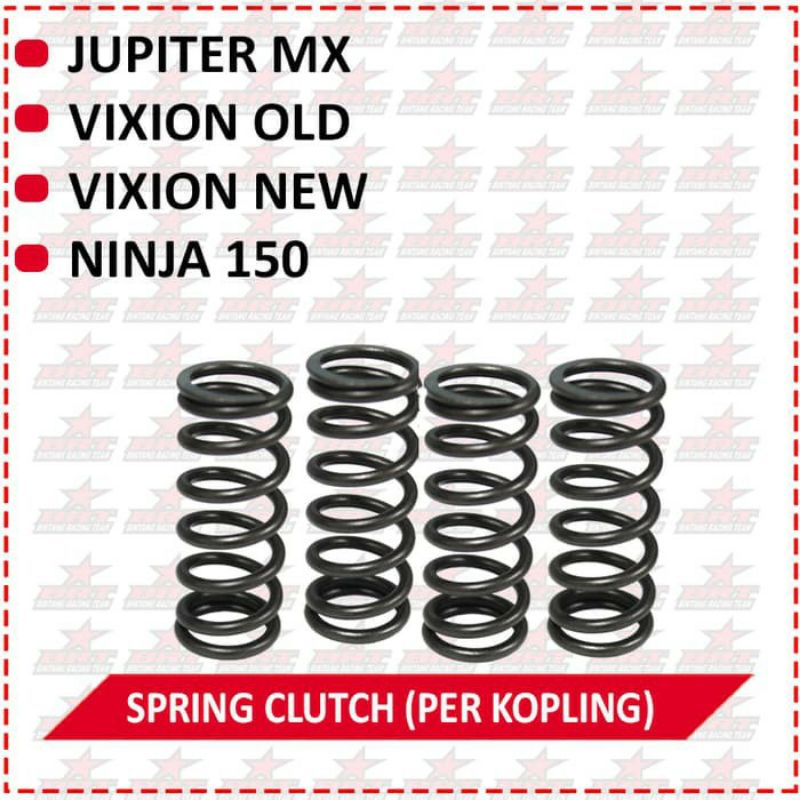 PER KOPLING BRT KARISMA 125 / SUPRA X 125 CRF 150 /CBR 250/R15VVA/KARISMA/FU150/SATRIA 2T/NINJA 250 MONO/WR155/KLX/CRF/SPRING CLUTH CLUTH SPRING PER KLEP ORIGINAL JUPITER Z GLPRO JUPITER MX SMASH NINJA 250 SCORPIO NINJA 150 PER KOPLING SUPRA X 110 GRAND