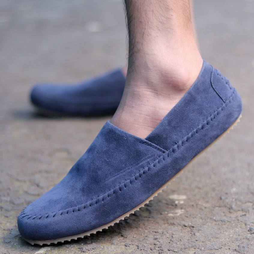 MOLK|Sepatu Casual Slip On Pria Terbaru 2021 Selop Santai Laki Laki Fashion Simple Kekinian