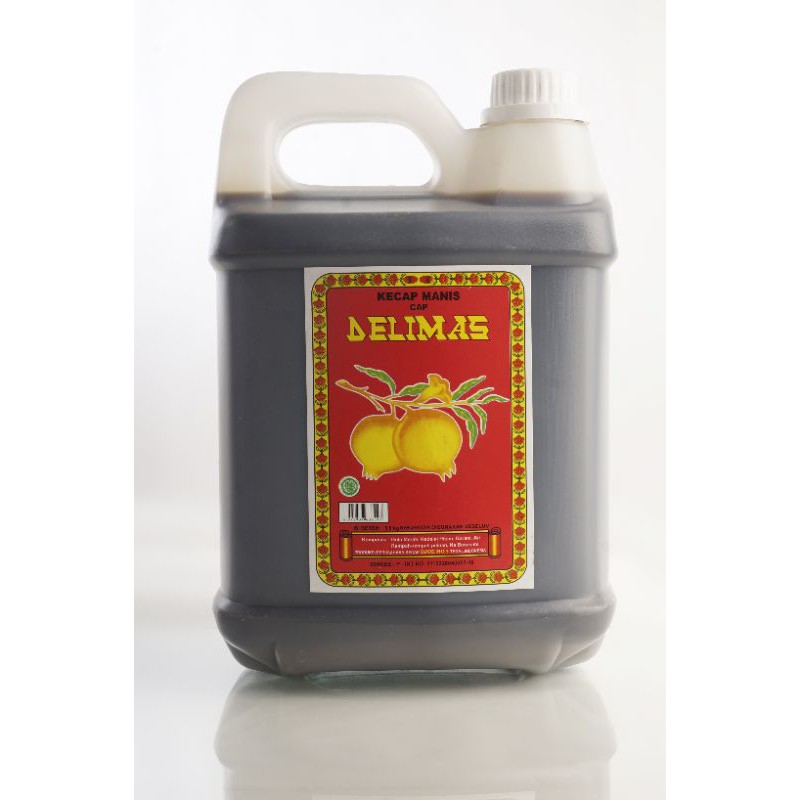 

Kecap Manis cap Delimas jerigen 5.8 kg Djoe Hoa