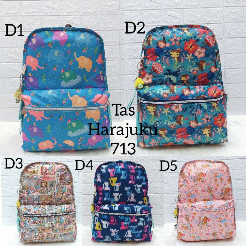 Tas Ransel Harajuku / Tas Ransel Anak Sekolah Import