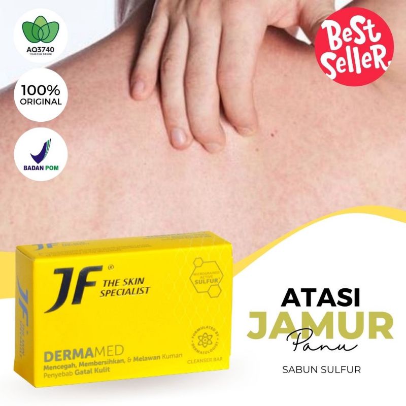 JF SULFUR SABUN MUKA/JF SULFUR ANTI ACNE/Sabun Wajah