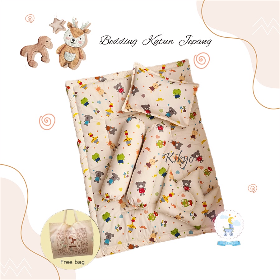 Bedding set bambola katun jepang / bed set baby / bedding baby