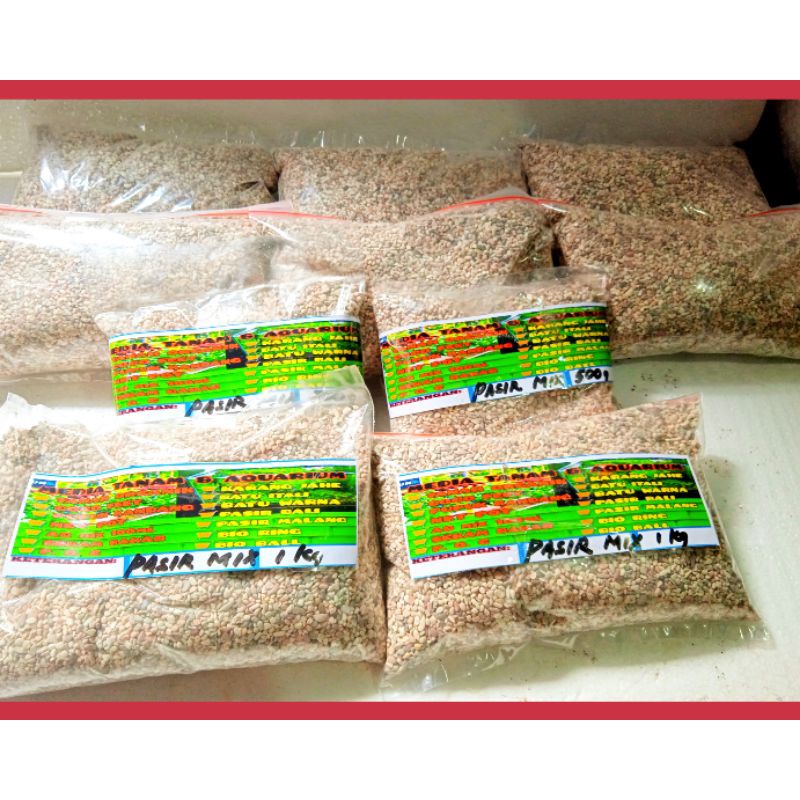 Pasir Mix Pancawarna Repack 1Kg &amp; 500gr(Murah)