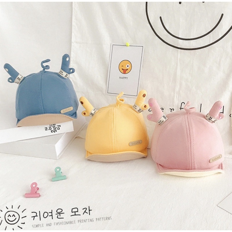 8-22 bulan Topi Baseball Anak Balita Perempuan Model Polos Bellebb