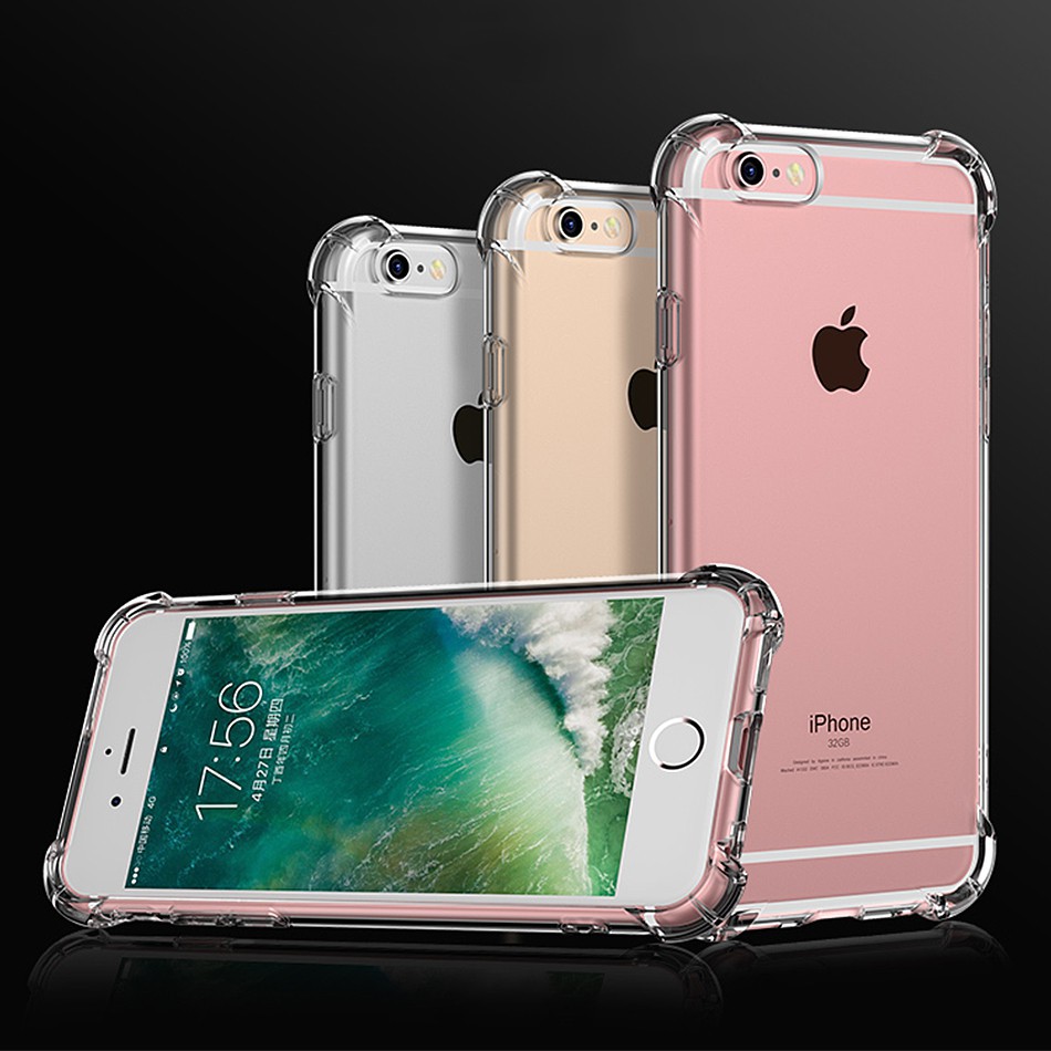 Casing IPhone 12 Pro max 11pro 11max XS Max X 6s XR 7 8 6 Plus Apple Cover Clear Airbag Case Lengan pelindung