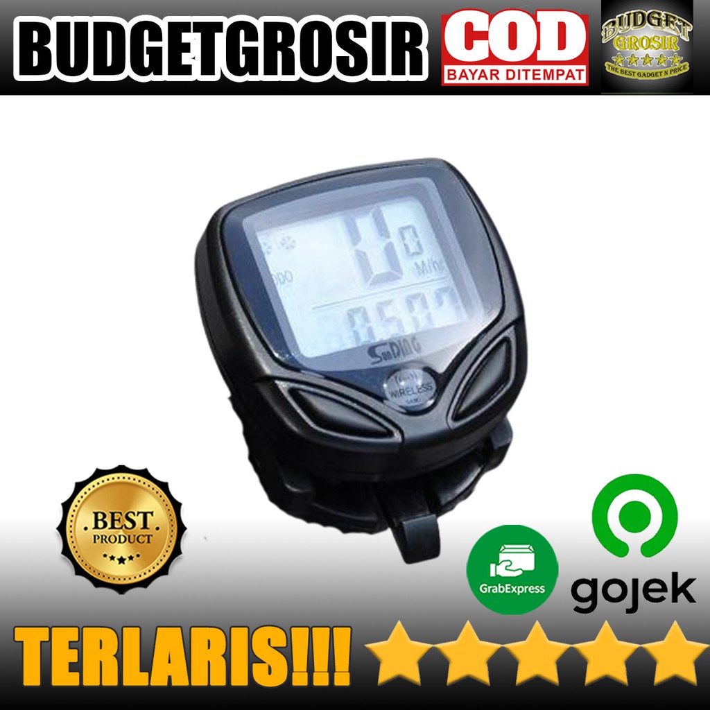 Speedometer Sepeda Wireless Display LCD - SD-548C--SUNDING