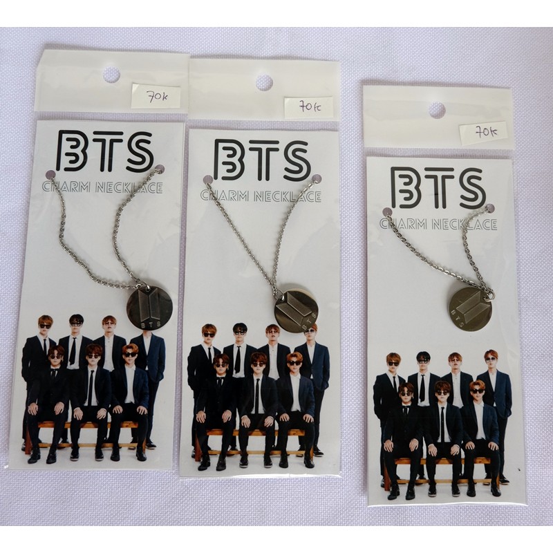 KALUNG NECKLACE BTS LOGO MONEL