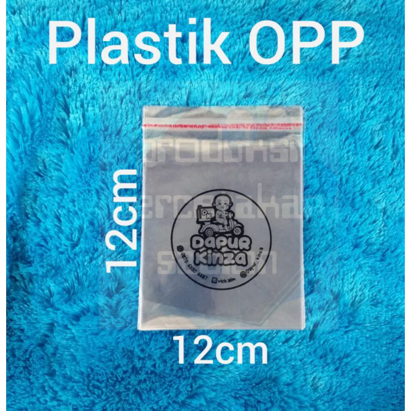 

Cetak Sablon Plastik OPP ukuran 12 x 12