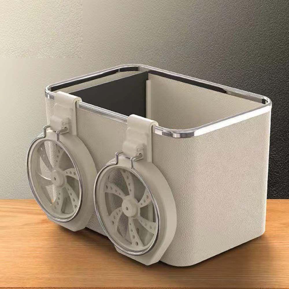 Agustina Car Armrest Storage Box Universal Kapasitas Besar 2in1 Plastik Aksesoris Interior Mobil Dengan Tempat Cangkir Air Auto Central Console Tempat Penyimpanan