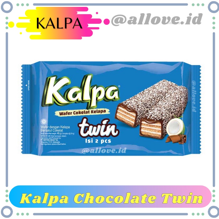 

Kalpa Chocolate Twin 2X24gr Coklat Kelapa 48 Gr