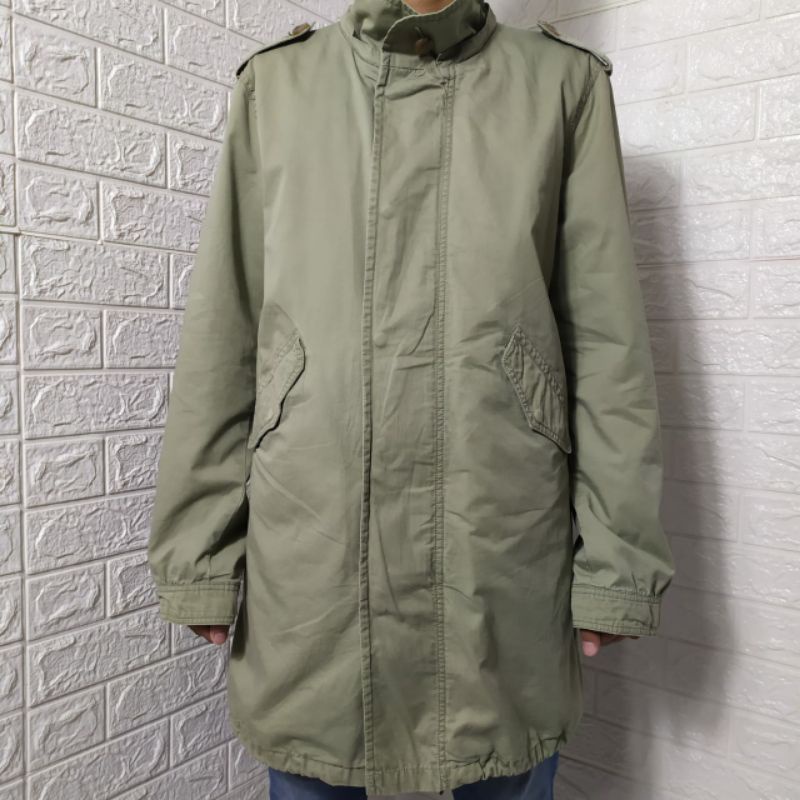 JAKET PARKA PERRY ELLIS M65 PARKA JACKET ARMY FASHION SIZE L