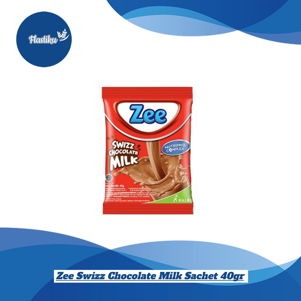 

Zee swizz chocolate milk sachet 40gr / Susu bubuk coklat