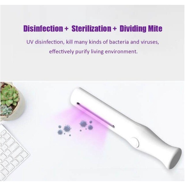 Cintramelin - Uv-C Sterilizer (Lampu Desinfeksi Bakteri, Virus, Kuman) Portable 2021