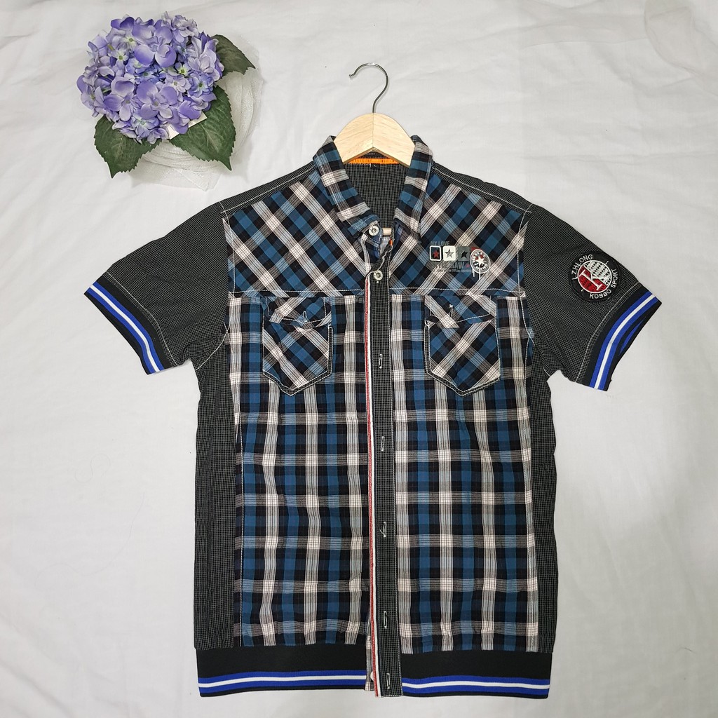 PRELOVED KEMEJA PRIA LENGAN PENDEK