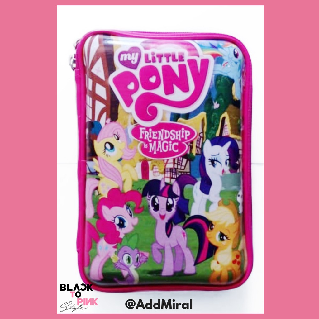 

KOTAK PENSIL MY LITTLE PONY SMIGGLE TEMPAT PENSIL HARD CASE PENCIL CASE