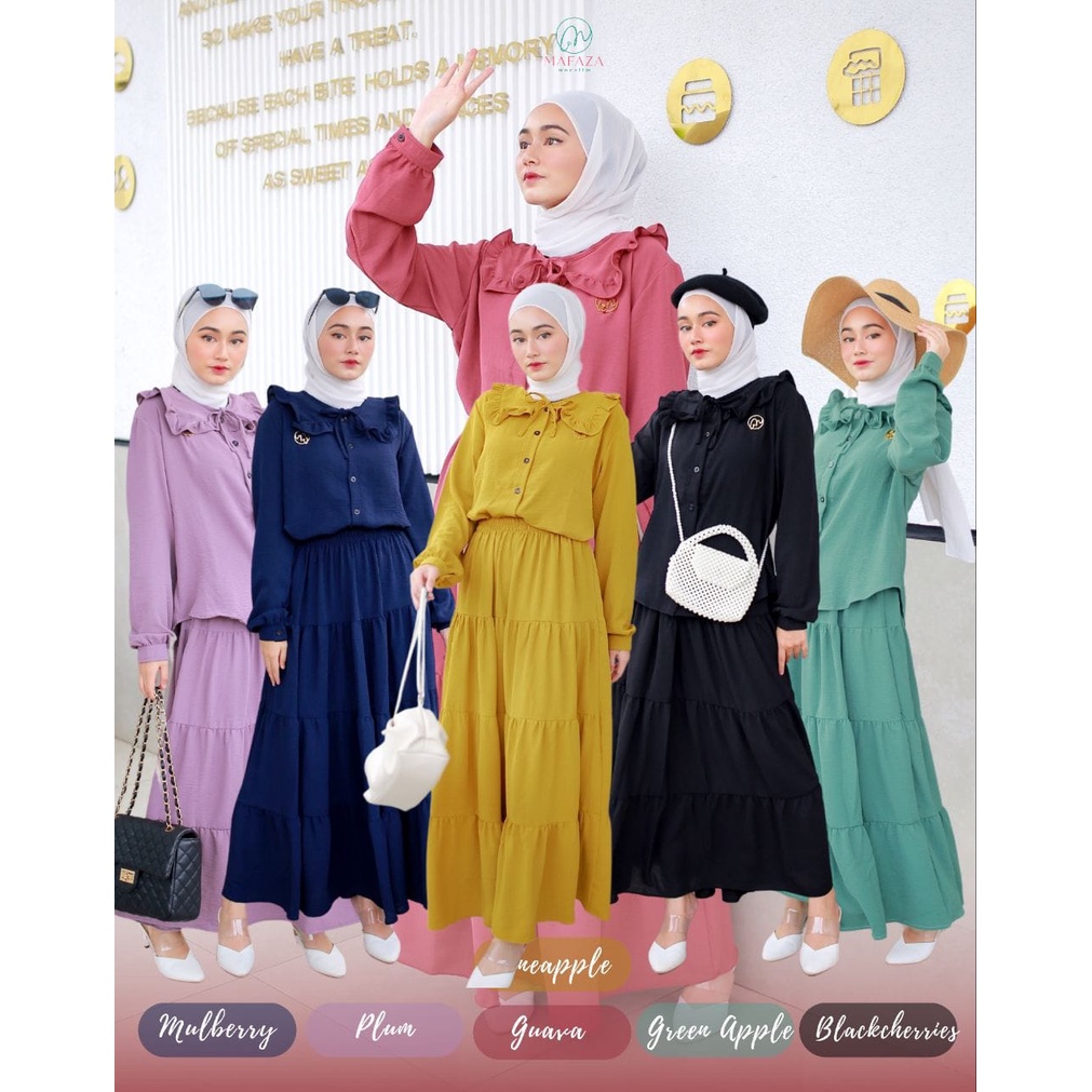 ONE SET ROK ZAARA BY MAFAZA MOSLEM