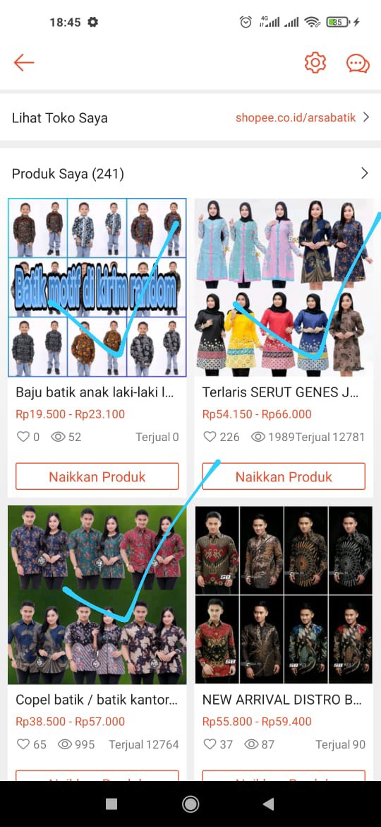 Copel Batik / Batik Kantor / Atasan Batik