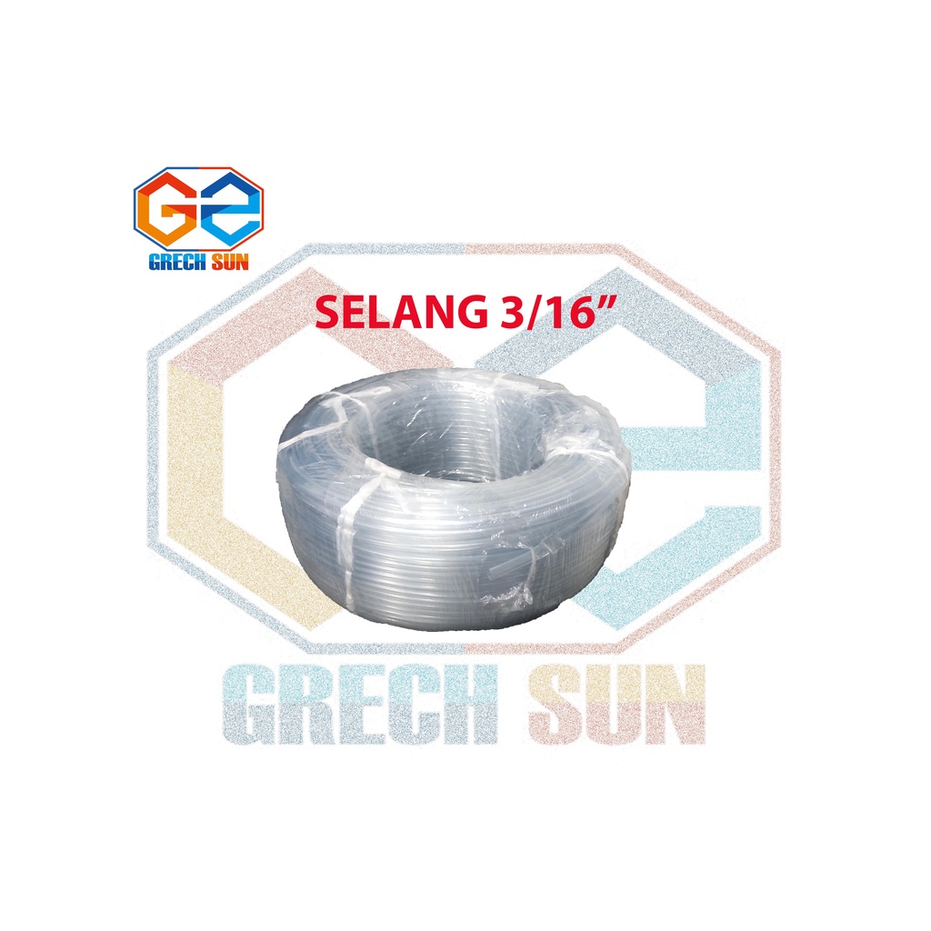 SELANG UKURAN 3/16" UNTUK AERATOR AQUARIUM KOLAM PERMETER