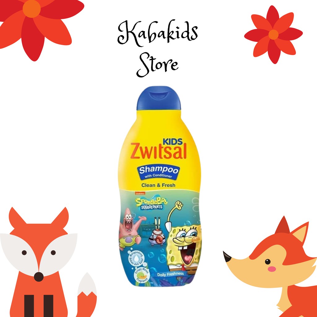 zwitsal Kids Shampoo Blue Clean and fresh 180 Ml