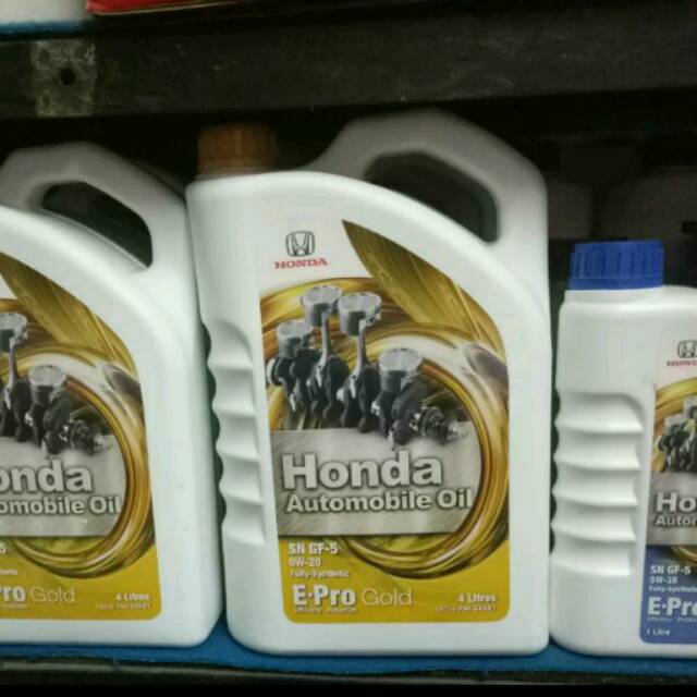 Oli E Pro Gold OW-20 ukuran 4 Ltr