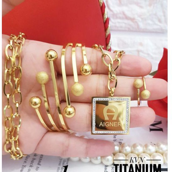 Titanium set perhiasan Wanita  LL02052221