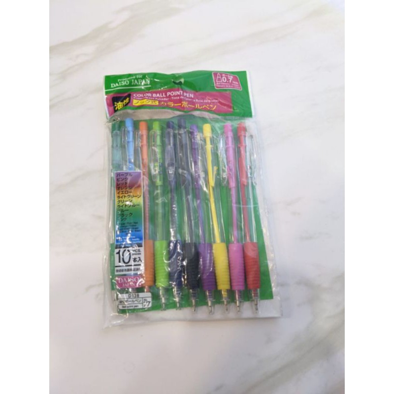 

10pcs color ball point pen Japan
