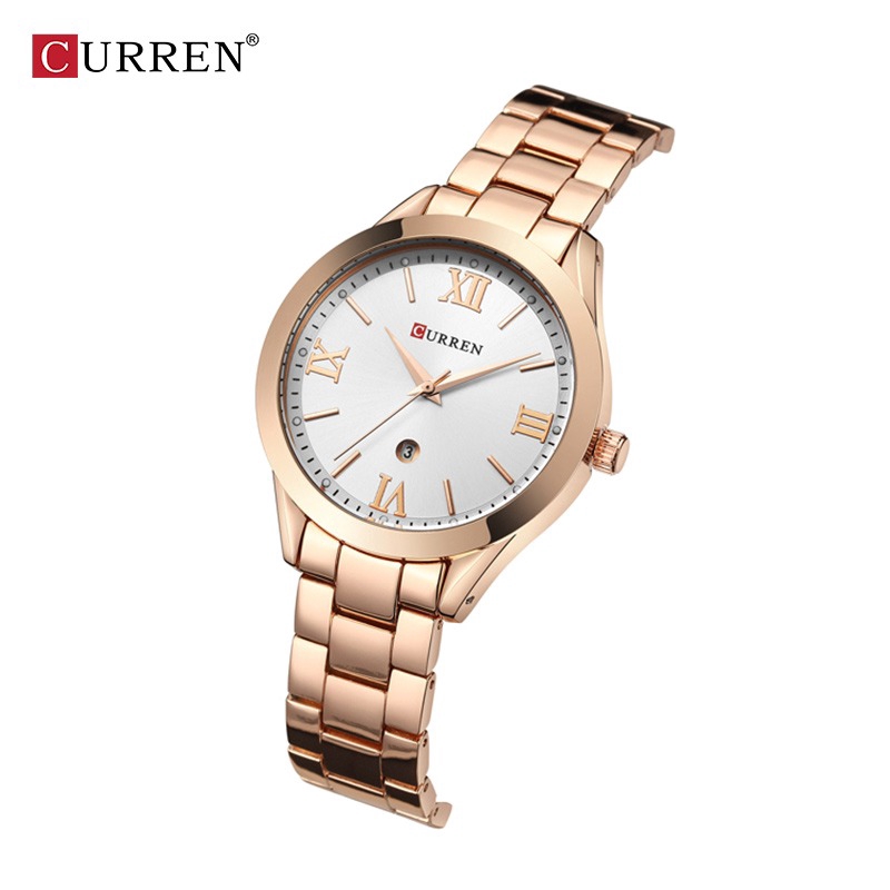 CURREN 9007 Jam Tangan Wanita Analog Stainless Steel WK-SBY