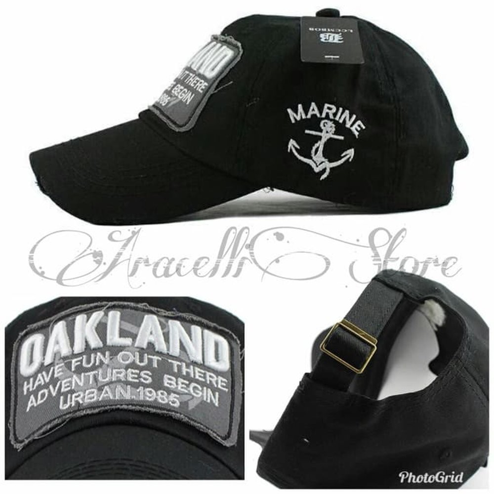 Mudah Stok Terbatas Topi Baseball Caps Topi Casual Pria Murah Topi Oakland Bergaransi