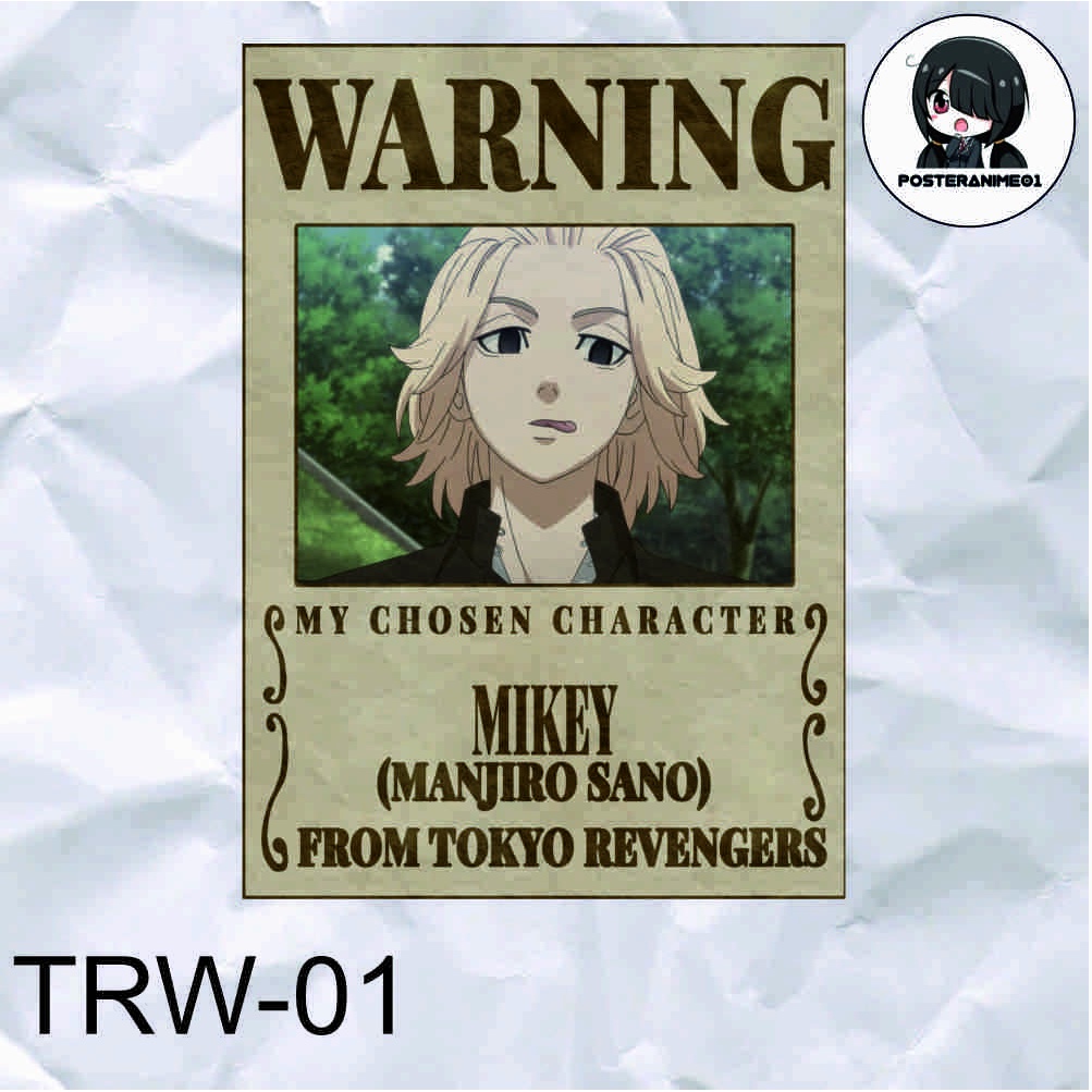 Poster Anime Tokyo Revengers | Poster Anime Tokyo Revengers Warning Aesthetic | DRAKEN | MIKEY | TERLENGKAP-01.MIKEY