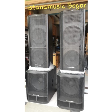 Speaker 3 way AUDIO ONE 215 double 15inc