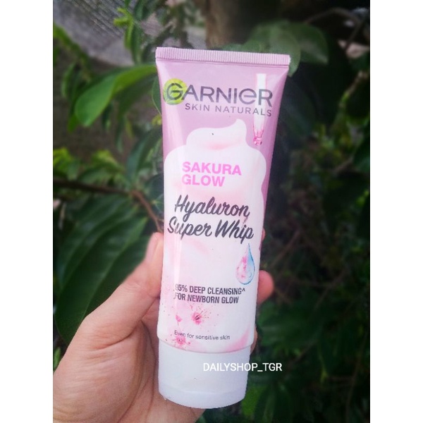 [PROMO] Garnier Sakura White Pinkish Glow Hyaluron super Whip/ Foam Skin Care