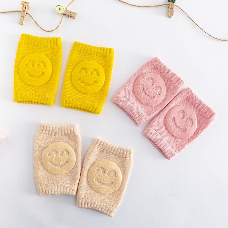 tokolima9 - KAOS PELINDUNG LUTUT ANAK BAYI ANTI SLIP / KAOS LUTUT BAYI MOTIF SMILE