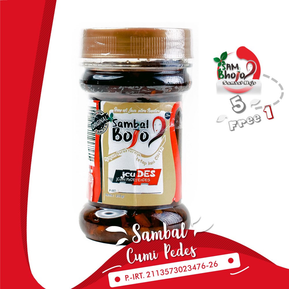 

Sambal Cumi, Sambal Cumi Pedes, Sambal Cumi Fresh, Sambel Cumi kemasan botol 150gr
