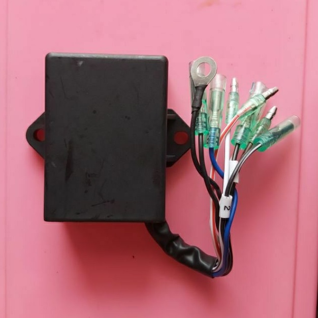 CDI mesin tempel Yamaha 25pk 2tak ada 9 kabel. Part number 61N 85540 01